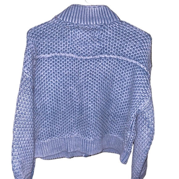 Anthropologie Pilcro And The Letterpress Seed Stitch Knit Shacket - Picture 8 of 16